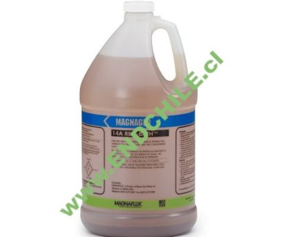 PARTICULAS MAGNETICAS HUMEDAS FLUORESCENTES PRE-MEZCLADA PARA DILUIR CON AGUA- 14 A REDI BATH- BIDON  1 Gal/ 3,78 Lts MAGNAFLUX